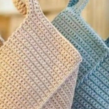 Made to order - Crochet Criss Cross Handbag