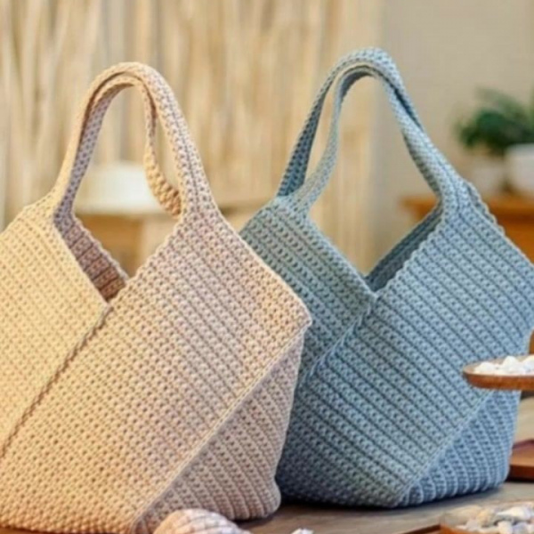 Made to order - Crochet Criss Cross Handbag